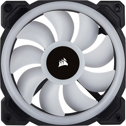 Corsair LL120 RGB 120mm Dual Light Loop RGB LED PWM Fan - Single Pack for PC Gaming, Case Cooling & Custom RGB Builds