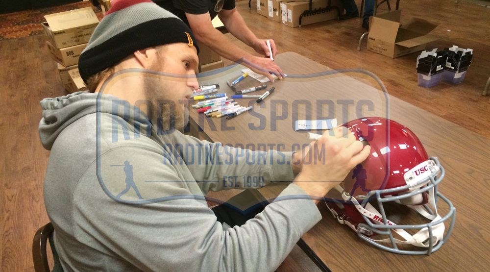 Clay Matthews Signed USC Trojans Riddell Authentic Revolution Speed NCAA Football Helmet - Collectible Memorabilia for Fans & Sports Enthusiasts