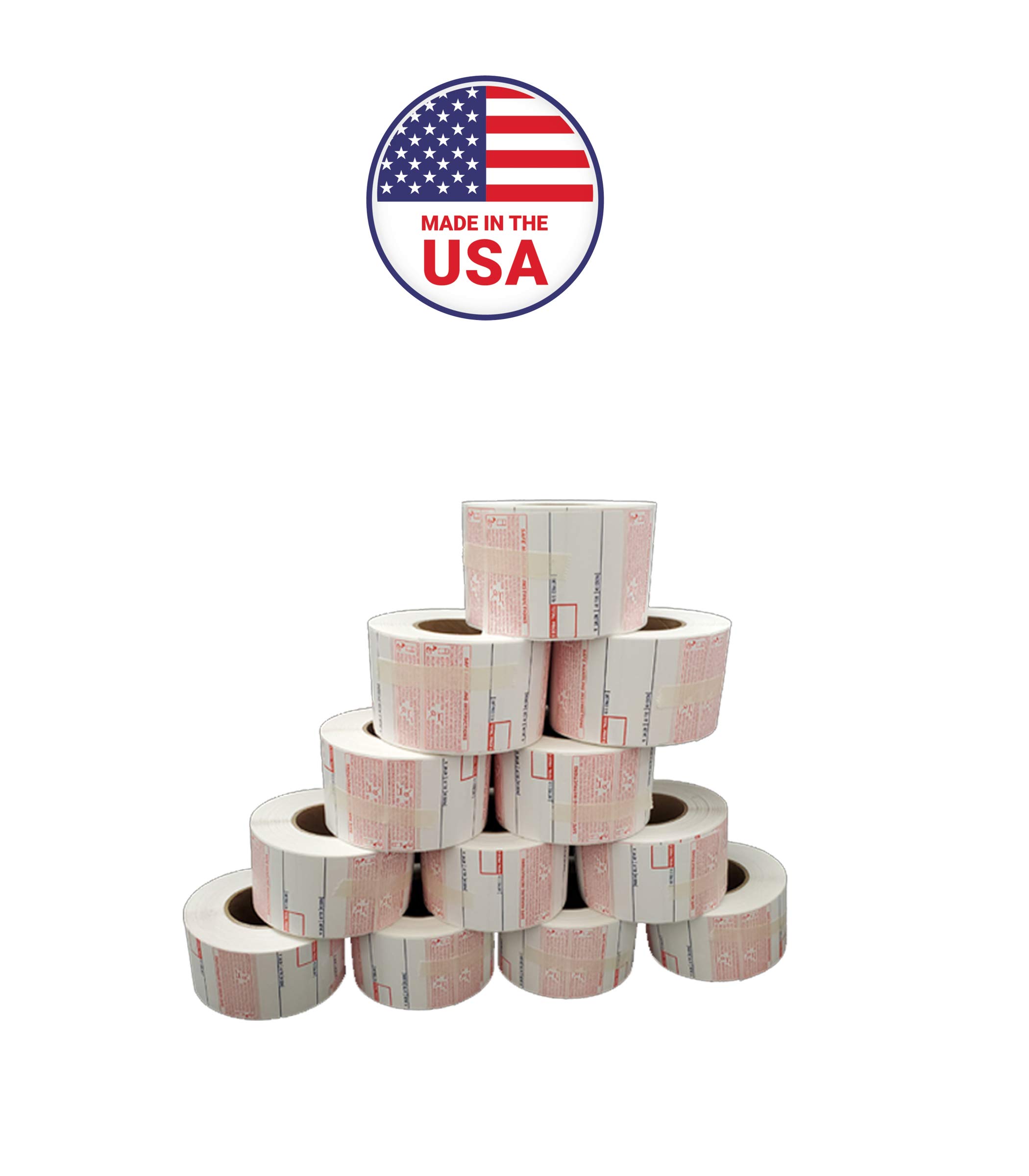 CAS #8040 Printing Scale Label 36 Rolls | High-Quality Made in USA Labels (804036R) | Perfect for Shipping, Inventory & Retail Packaging