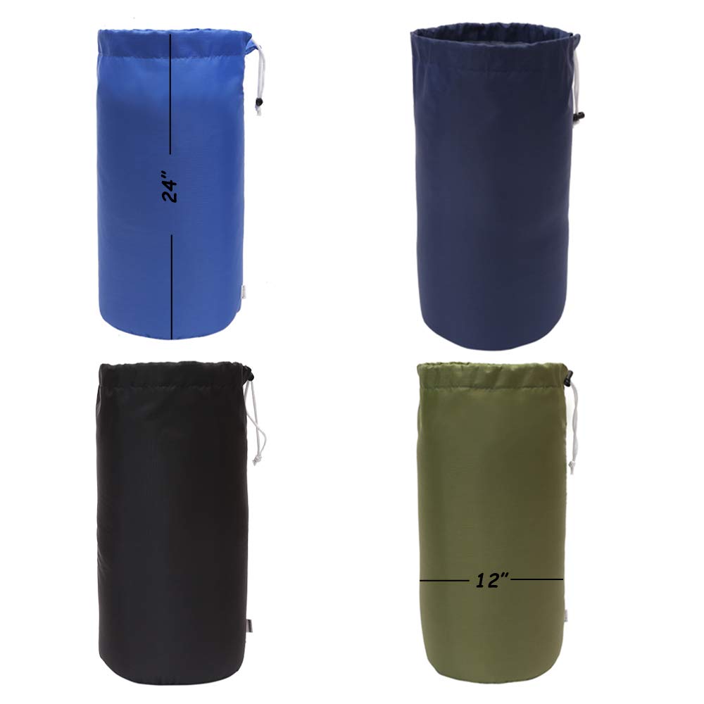 Waterproof Drawstring Dustproof Storage Bags 4-Pack - Travel Gear for Camping, Hiking & Outdoor Equipment Organization