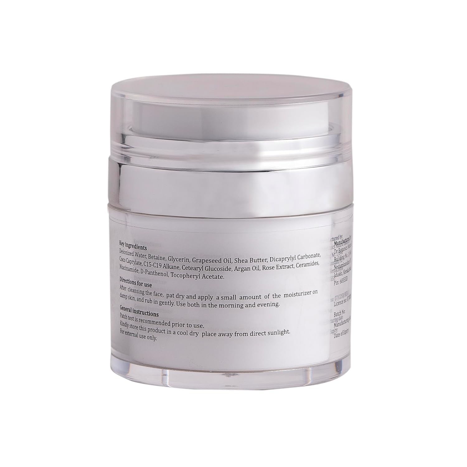 Shea & Argan Oil Face Moisturizer for Normal Skin - 50g | Hydrating Daily Facial Cream with Nourishing & Lightweight Formula | Perfect for Day & Night Skincare Routine