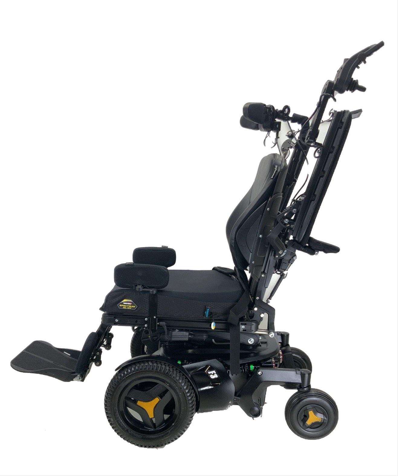 Permobil F3 Corpus Rehab Power Wheelchair - 18x21 Seat with Head Array & Display | Seat Elevate, Tilt, Recline & Power Legs | Mobility Solution for Home & Outdoor Use
