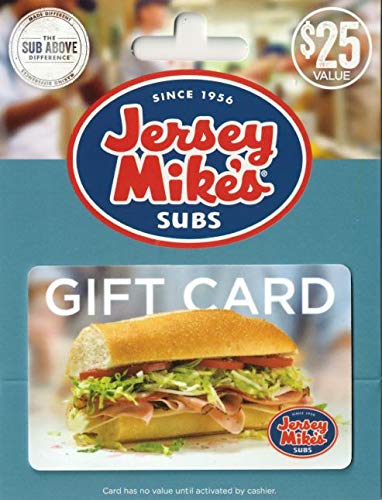 Jersey Mike's Gift Card - Perfect for Birthdays, Holidays & Employee Rewards | Buy Online & Send Instantly