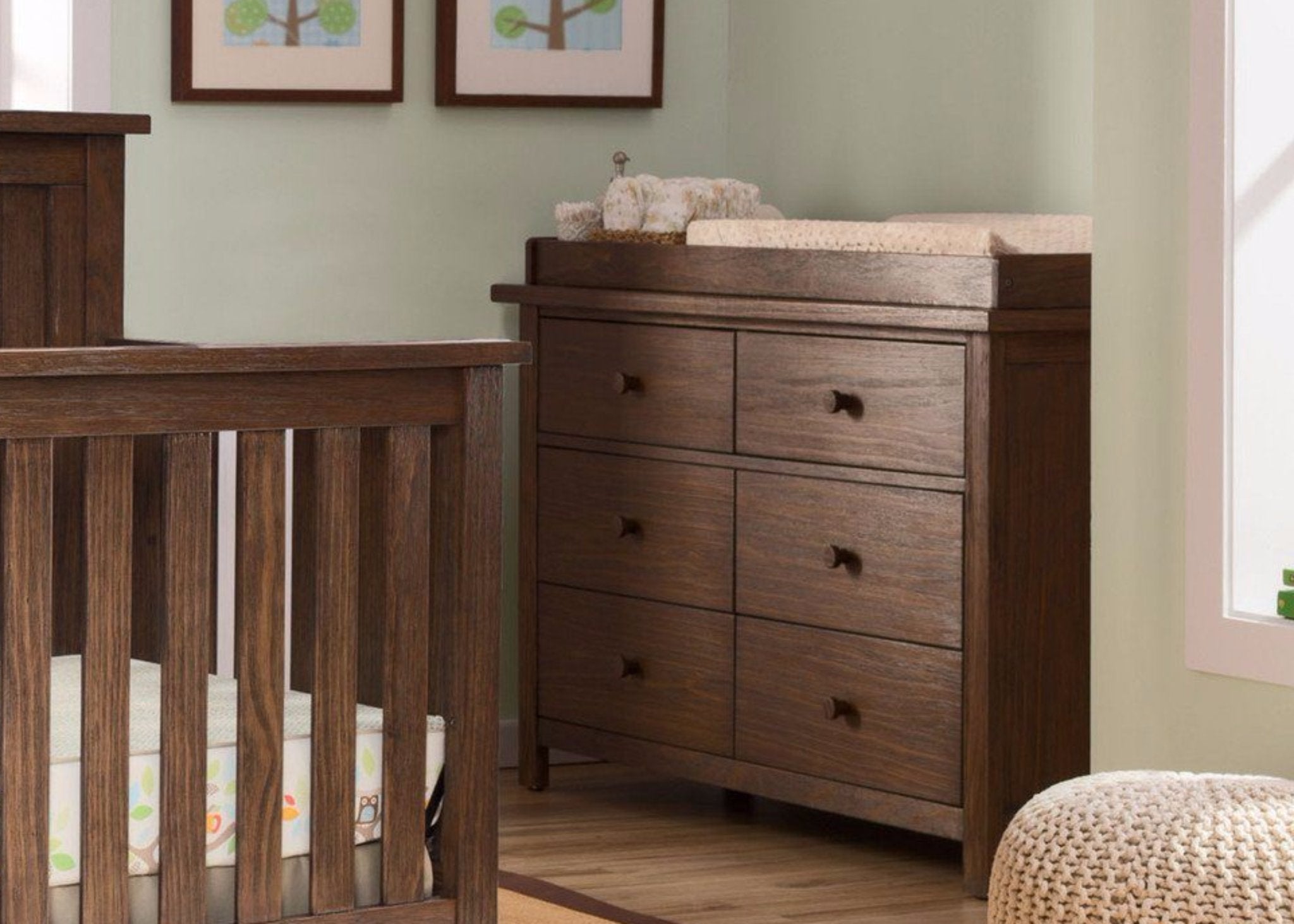 Northbrook 6 Drawer Dresser - Solid Wood Bedroom Chest of Drawers for Clothes Storage | Perfect for Master Bedroom, Guest Room & Nursery Organization