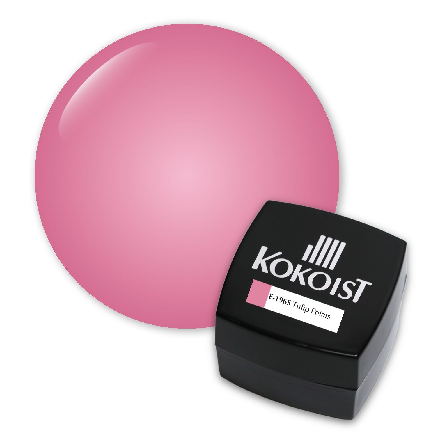 Kokoist E 196S Tulip Petals Nail Art Gel Polish - Premium Long Lasting Nail Polish for Salon & Home Manicures - Perfect for Spring Nail Designs, Bridal Nails & Special Occasions