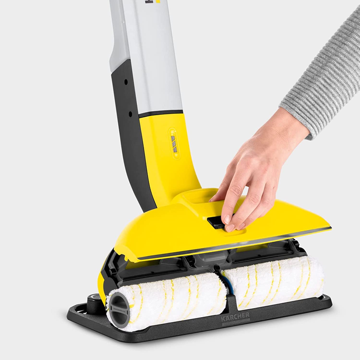 Kärcher FC 3 Cordless Hard Floor Cleaner - Powerful Wet/Dry Vacuum for Tile, Wood & Laminate Floors - Ideal for Home, Kitchen & Pet Areas Cleaning