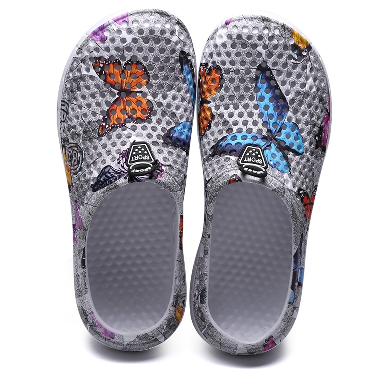 SKYMAIP Women's Summer Garden Clogs - Breathable Beach Shower Shoes with Anti-Slip Sole - Water Walking Sandals & Slippers for Pool, Yard, and Outdoor Activities