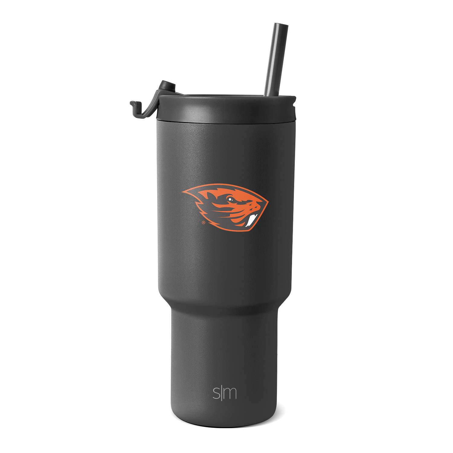 Collegiate Trek Tumbler - 20oz Insulated Stainless Steel Water Bottle with Lid & Straw - Perfect for College, Hiking, Gym & Outdoor Activities