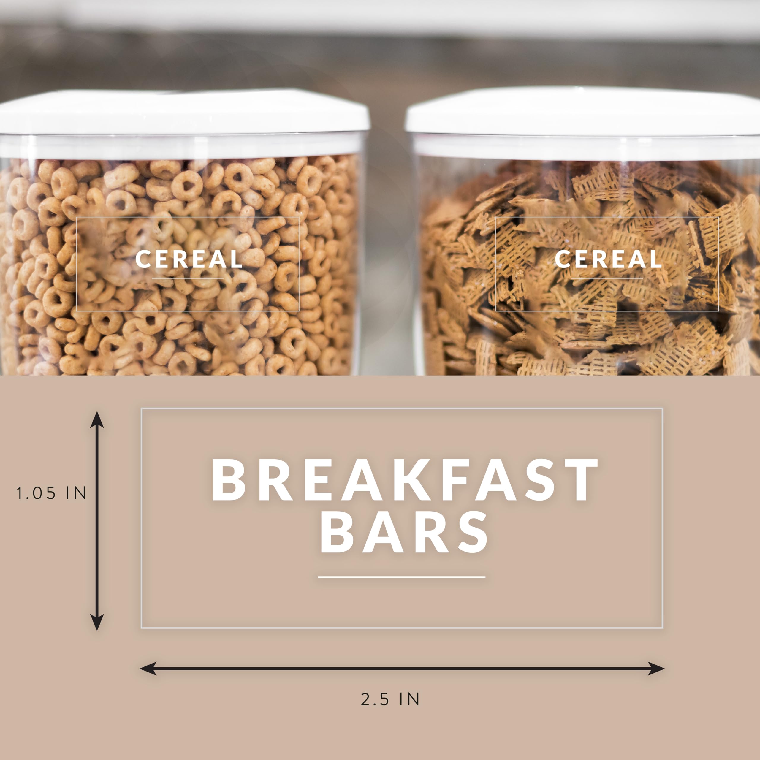 SAVVY & SORTED Pantry Labels for Food Containers - 198 Modern Font Clear Sticker Labels for Kitchen Organization | Perfect for Pantry, Canister & Food Storage Containers | Ideal for Home, Restaurant & Meal Prep Organization