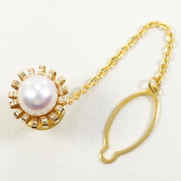 18K Yellow Gold Alloy Pearl Brooch for Women - Elegant Vintage Pearl Pin for Dresses, Jackets & Scarves - Perfect Gift for Mother's Day, Weddings & Special Occasions