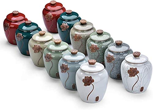 Handmade Ceramic Cremation Urn for Ashes - Moisture-Proof Sealed Keepsake Urn for Human or Pet Ashes (Yellow) | Perfect for Memorial Services, Home Display & Honoring Loved Ones