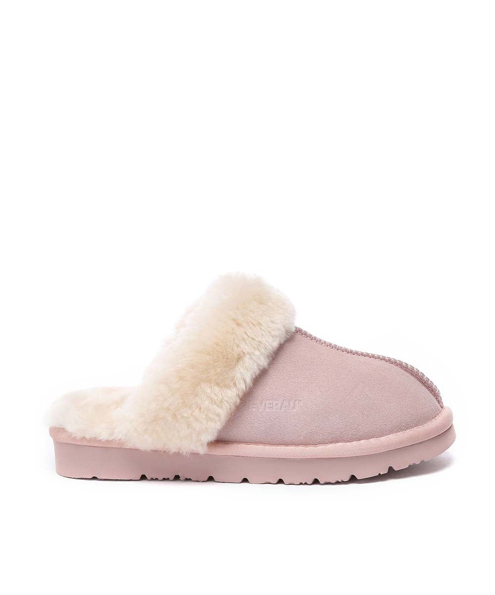 Women's Soft Wool Slippers - Cozy Indoor & Outdoor House Shoes for Winter Comfort - Perfect for Home, Lounge, and Cold Weather Wear