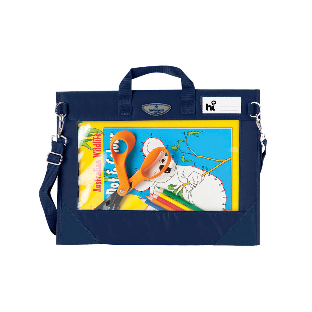 Window Library Bag - Durable & Stylish Book Tote for School, Work & Travel - Perfect for Students, Teachers & Book Lovers