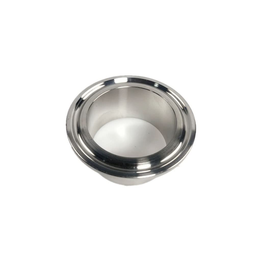 Stainless Steel Tri Clamp Ferrule 38mm Pipe OD - SUS 304 Sanitary Weld Flange for Food, Beverage & Pharmaceutical Industry | Hygienic Pipe Fitting for Dairy, Brewery & Medical Equipment