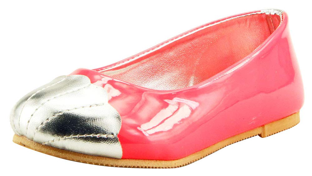 The Doll Maker Glitter Ballet Flat Shoes - Women's Sparkly Comfortable Slip-On Flats for Parties, Weddings & Everyday Wear