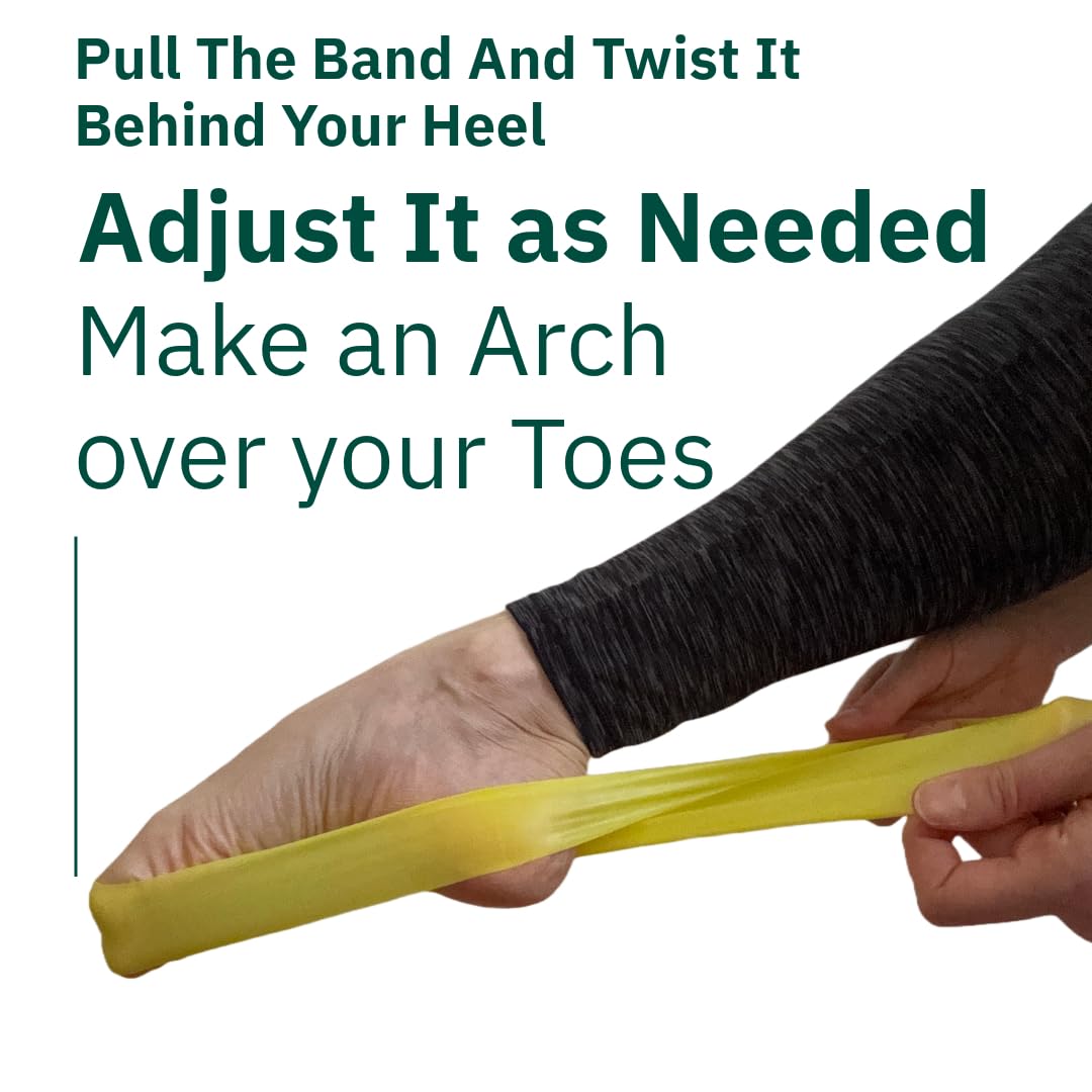 Professional Toe and Foot Stretcher for Ballet, Gymnastics & Artistic Swimming - Arch Support Stretching Band Enhances Flexibility, Technique & Performance - Ideal for Dancers, Athletes & Fitness Enthusiasts - Perfect for Training, Rehab & Injury Prevention