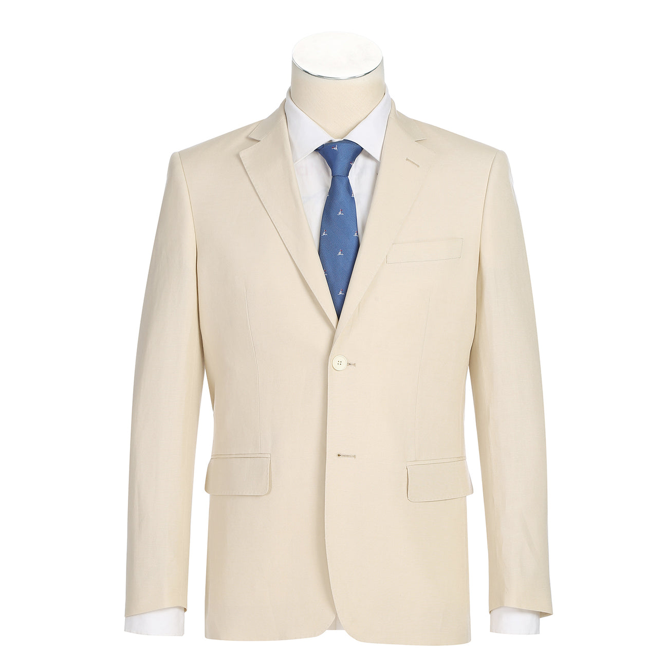 Alessandro Vitello by Renoir 2-Piece Slim Fit Suit in Champagne (Style 611) - Perfect for Weddings, Business Meetings & Formal Events