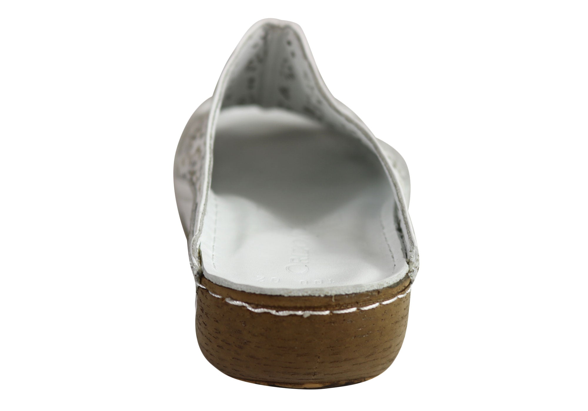 Orizonte Lisa Women's European Leather Comfort Low Wedge Slide Sandals - Stylish & Comfortable Summer Shoes for Beach, Vacation & Casual Wear
