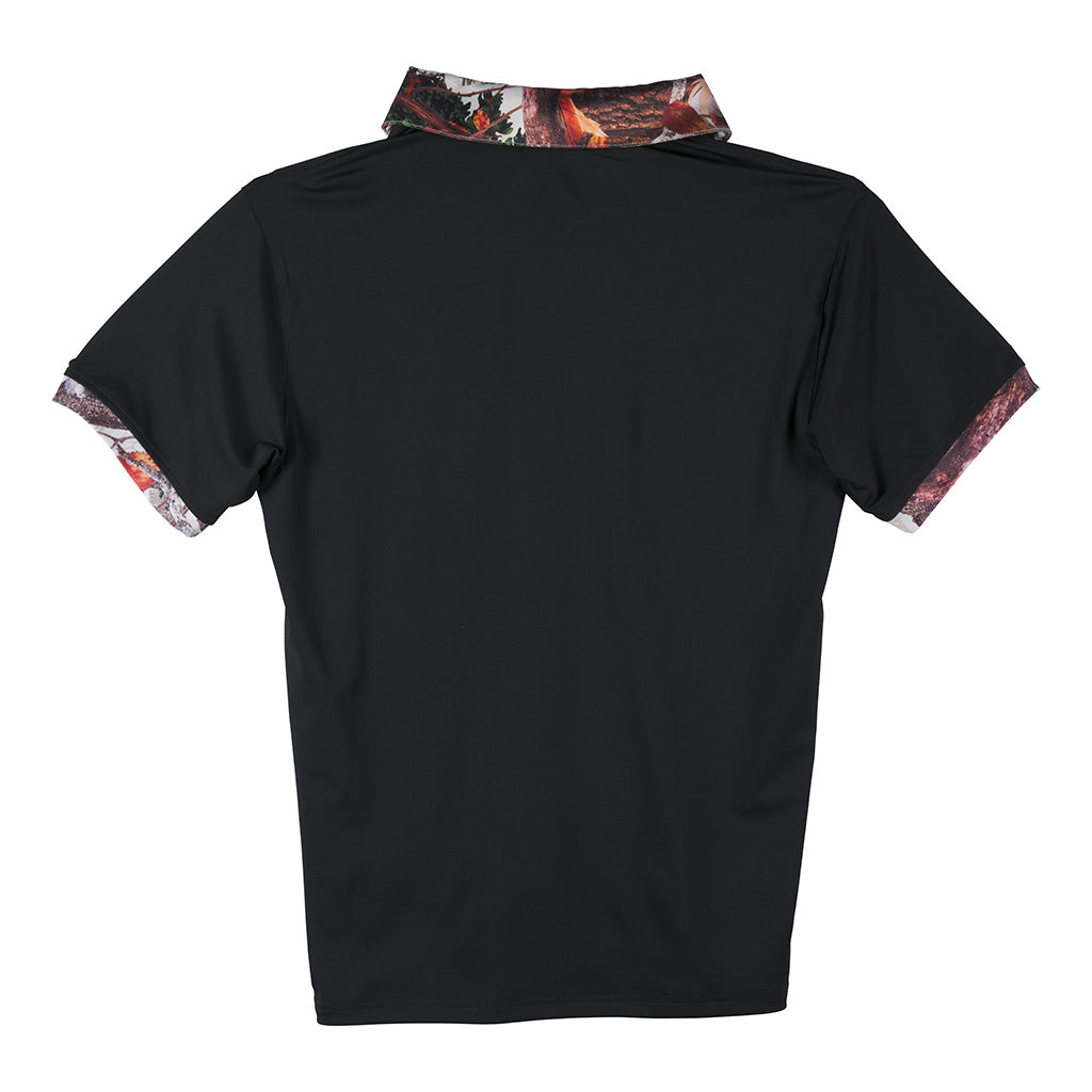 Actualbush Tech Polo Shirt for Men - Moisture Wicking & Breathable Performance Golf Shirt - Perfect for Work, Gym & Outdoor Activities