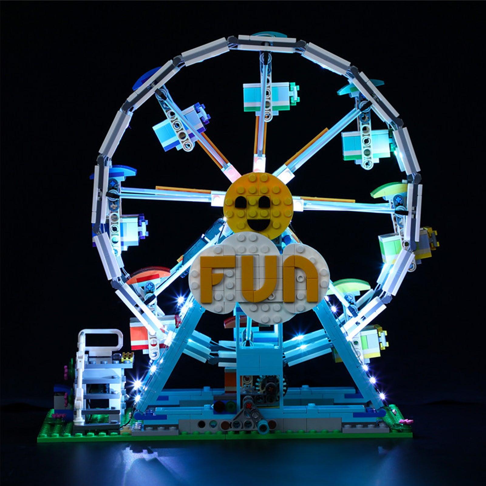 Best Light Kit for LEGO Creator Ferris Wheel 31119 - LED Lighting Set for Building Blocks - Perfect for Night Display & Model Showcase