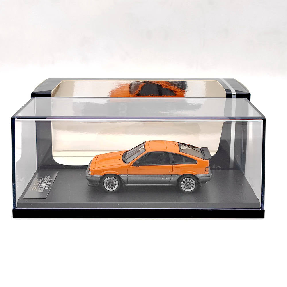 1/43 Scale Mark43 Honda Ballade Sports CR-X Si AS Customized Carbon Fiber 48 Wheel PM4384SP Resin Model Car - Limited Edition Collectible for Display & Racing Enthusiasts