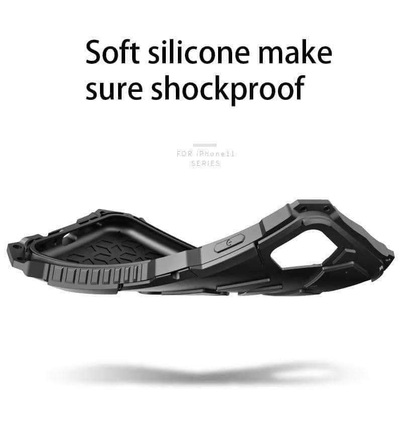 Shockproof ABS Bumper Case for iPhone 12 - Durable Anti-Knock Protection for Everyday Use & Outdoor Activities