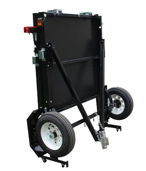 DK2 MFT4X8 Folding Utility Trailer Kit 4ft x 8ft - 1450 lbs Capacity Heavy Duty Cargo Hauler for Camping, Landscaping & Home Improvement Projects