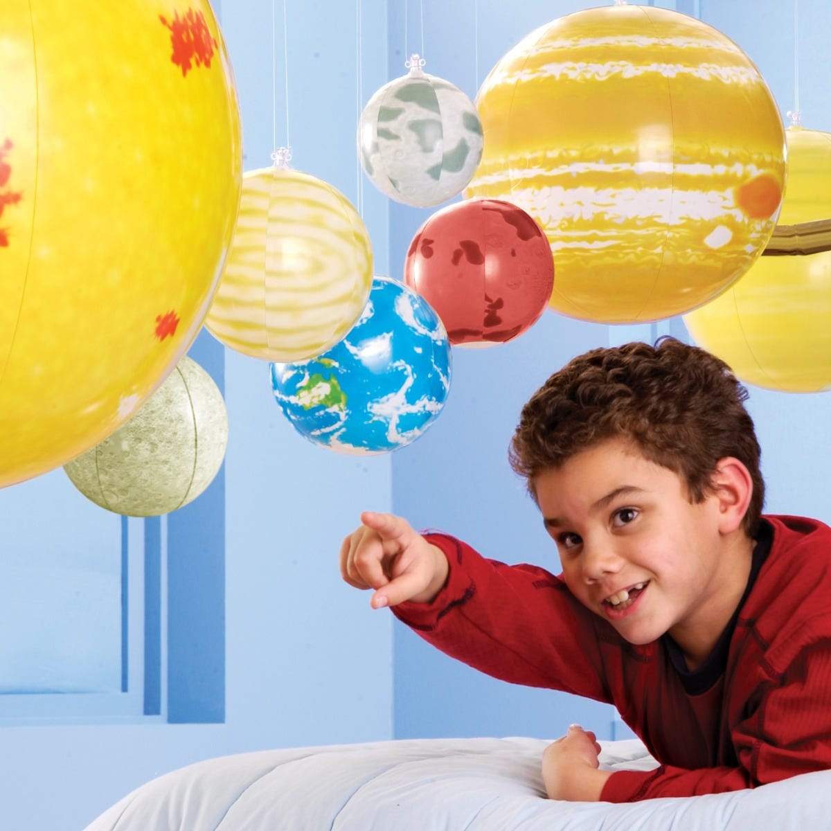 Giant Inflatable Solar System Model - Educational Space Planet Set for Kids Classroom & Home Decor | Perfect for STEM Learning, Astronomy Enthusiasts & Science Projects