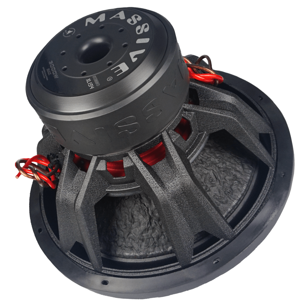 SUMMOXL154 15-Inch 1500 Watts RMS Dual 4 Ohm Car Subwoofer - Powerful Bass for Trucks, SUVs & Custom Car Audio Systems