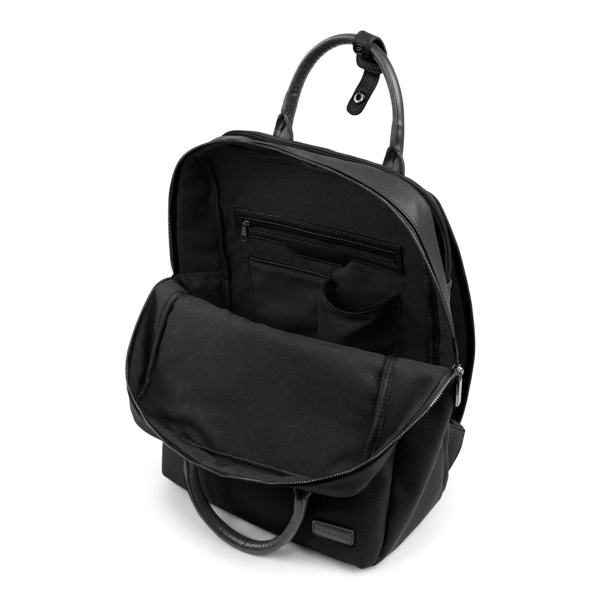 Bugatti Contrast Backpack II - Stylish Laptop Backpack for Men & Women, Water-Resistant Travel Backpack with USB Charging Port - Perfect for Work, School, College & Outdoor Adventures