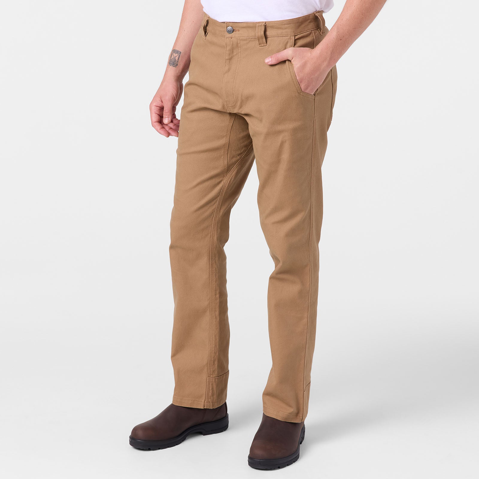 **Men's Classic Fit Mountain Pants in Tobacco - Durable Hiking & Outdoor Adventure Pants for Men**