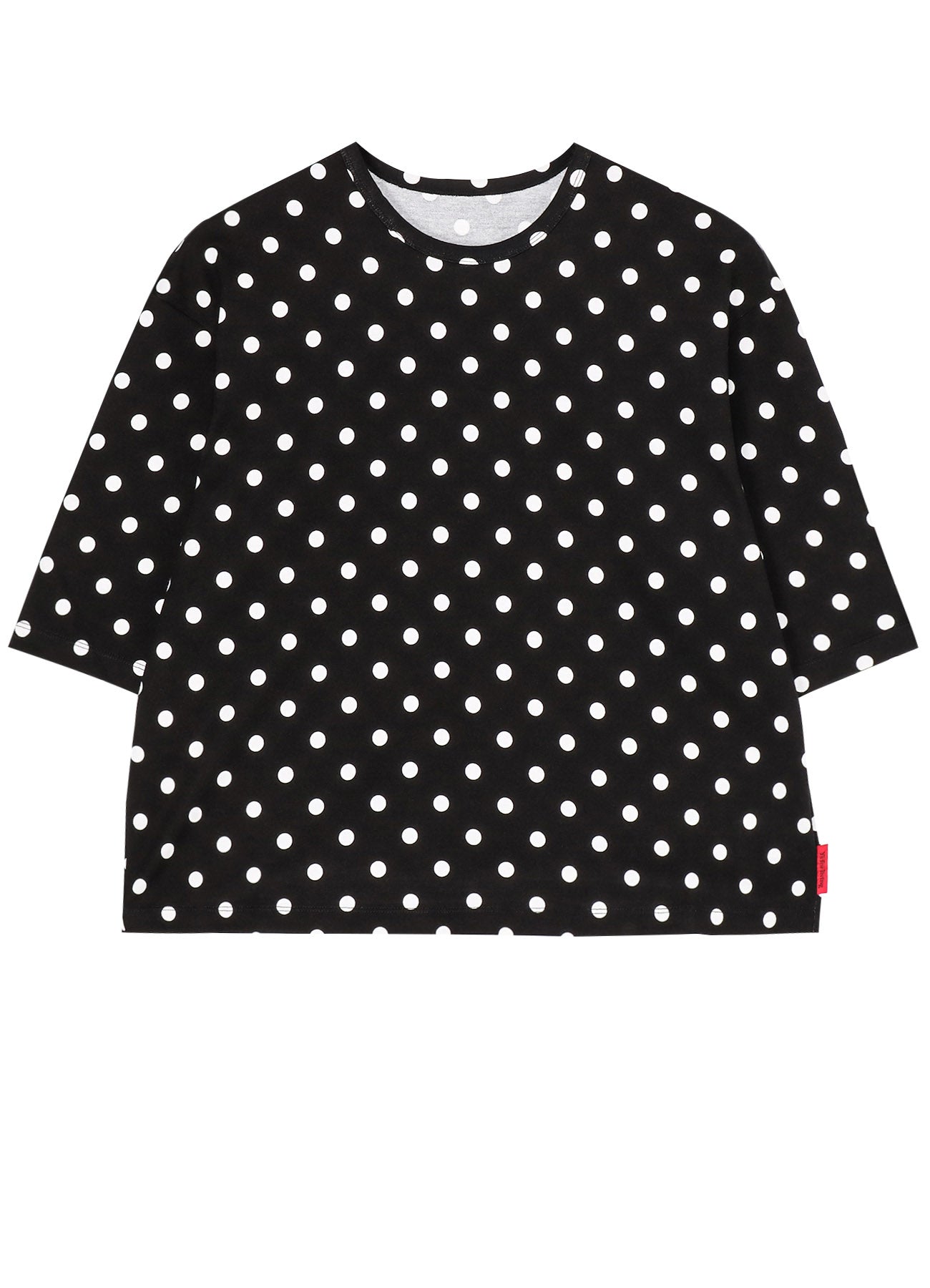 Cotton Jersey Dot Print Wide Shirts for Women - Comfortable & Stylish Casual Wear for Everyday Outfits and Summer Fashion