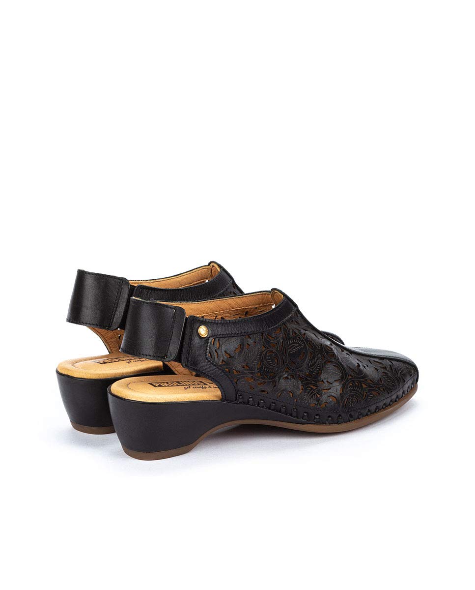 PIKOLINOS Women's Leather Heels - Stylish & Comfortable Roman Sandals for Casual & Dressy Occasions