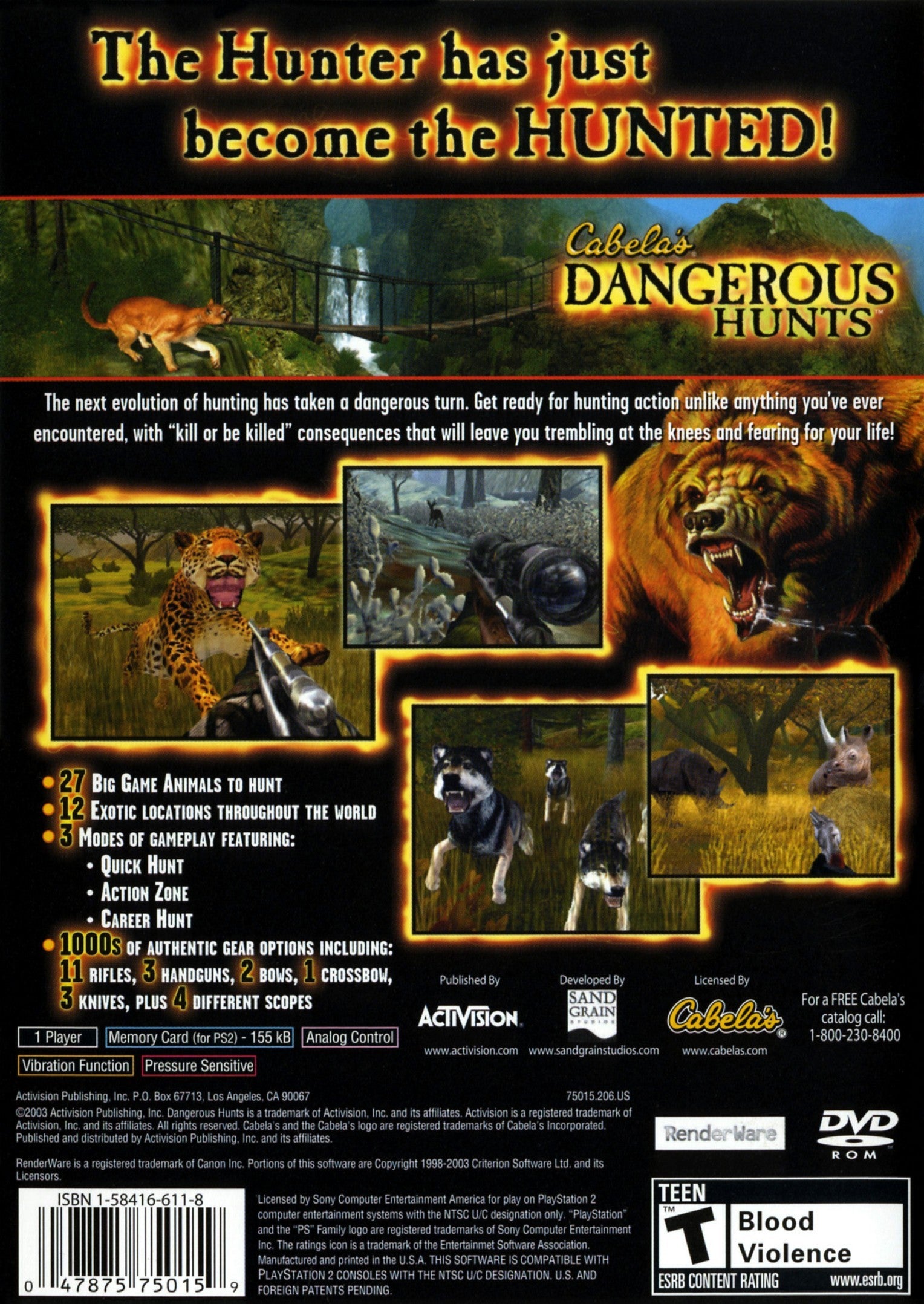 Cabela's Dangerous Hunts - Hunting Video Game for PC & Console | Action-Packed Outdoor Adventure Simulation | Perfect for Hunting Enthusiasts & Gamers