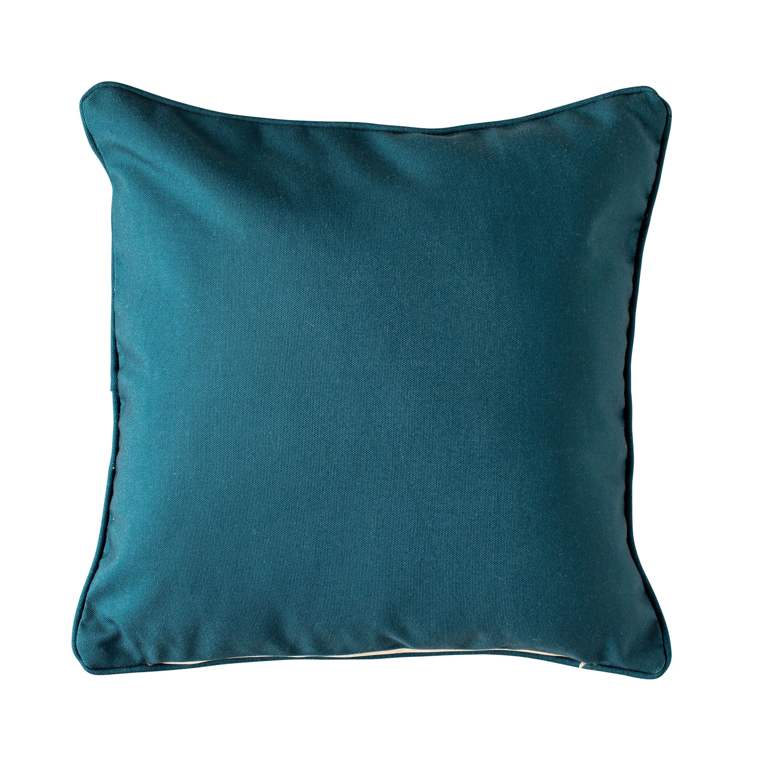 Aruba Tropical Leaf Cushion 18x18 Inch - Waterproof Outdoor/Indoor Throw Pillow Cover for Patio, Sofa, Bedroom Decor - Boho Home Accessories