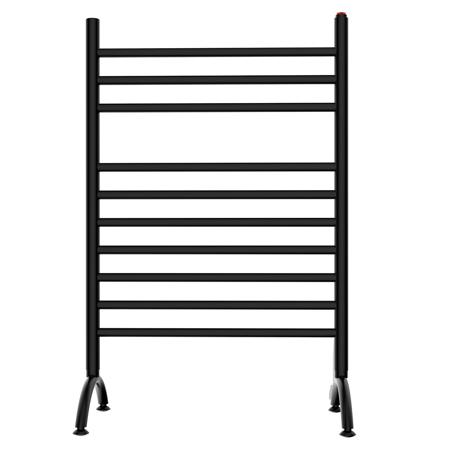 Kingston Brass TWF3123MB Matte Black Freestanding Plug-In Towel Warmer - Bathroom Luxury Heated Towel Rack for Spa, Hotel & Home Use