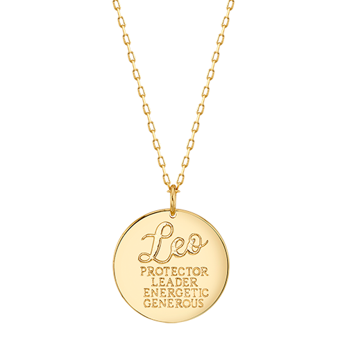 Leo Zodiac Pendant Necklace - Gold & Silver Constellation Charm Jewelry for Women - Perfect for Birthday Gifts & Astrology Lovers