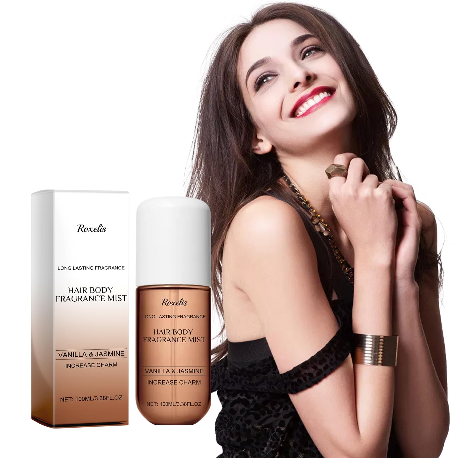 Vanilla Jasmine Fragrance Spray - Long Lasting Aromatherapy Room & Linen Mist for Home, Office & Relaxation