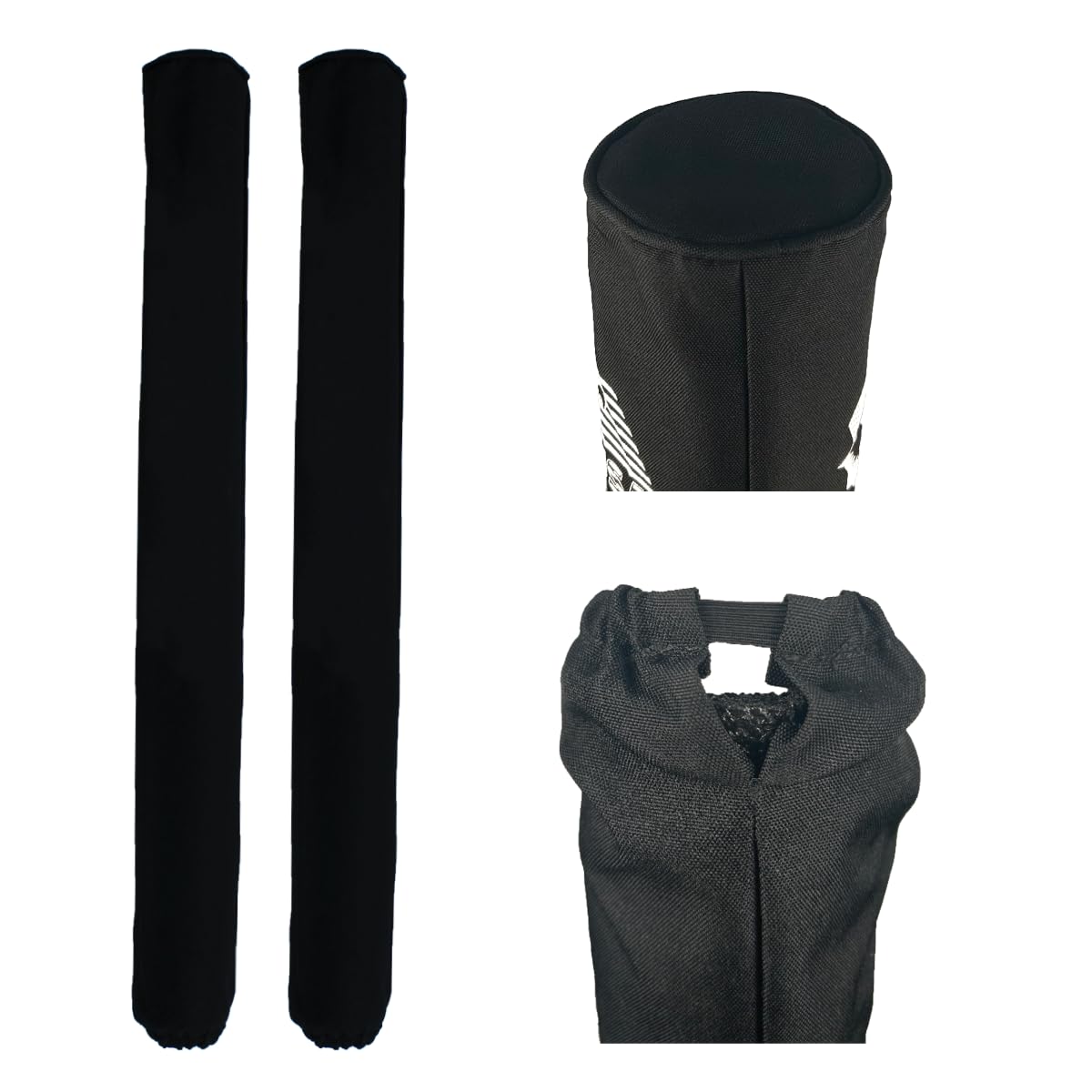 Mad Dog Heavy Duty Boat Trailer Guide Pole Pads with UV-Resistant Canvas Cover | Set of 2 | Fade Proof & Durable | Perfect for Marine Trailers & Dock Protection