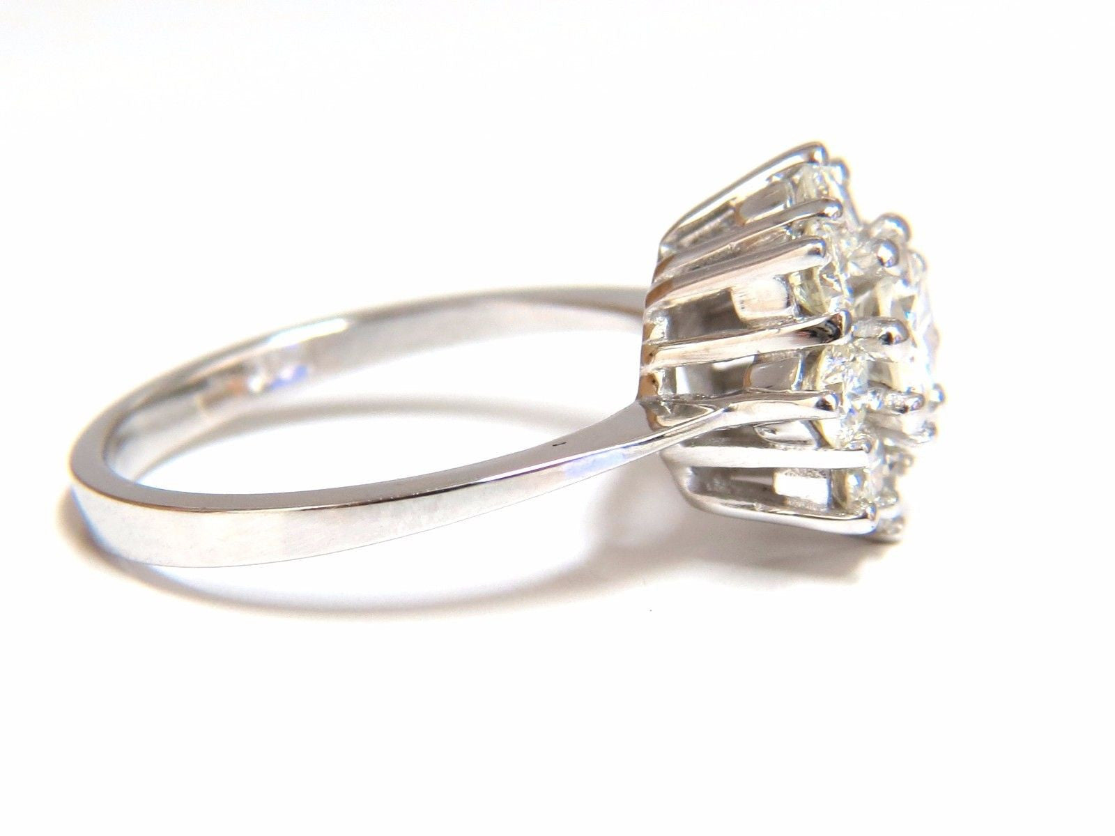 1.40ct Natural Diamond Cluster Ring in 14K Gold - Elegant Statement Jewelry for Weddings, Anniversaries & Special Occasions