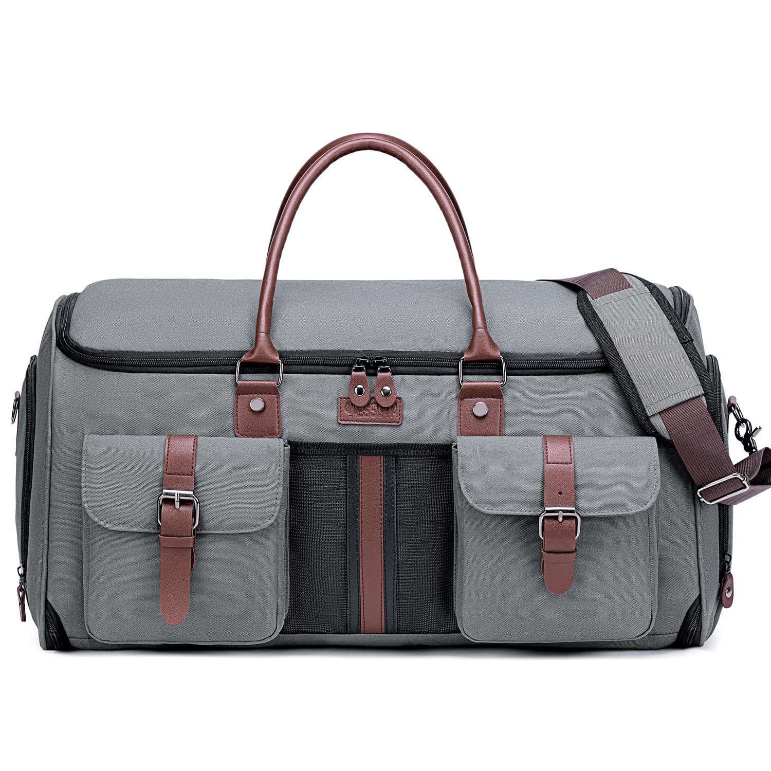 Convertible Carry On Garment Bag for Travel - 2 in 1 Hanging Suitcase & Duffle Bag with Shoe Compartment for Men & Women | Perfect for Business Trips, Weddings & Airplane Travel