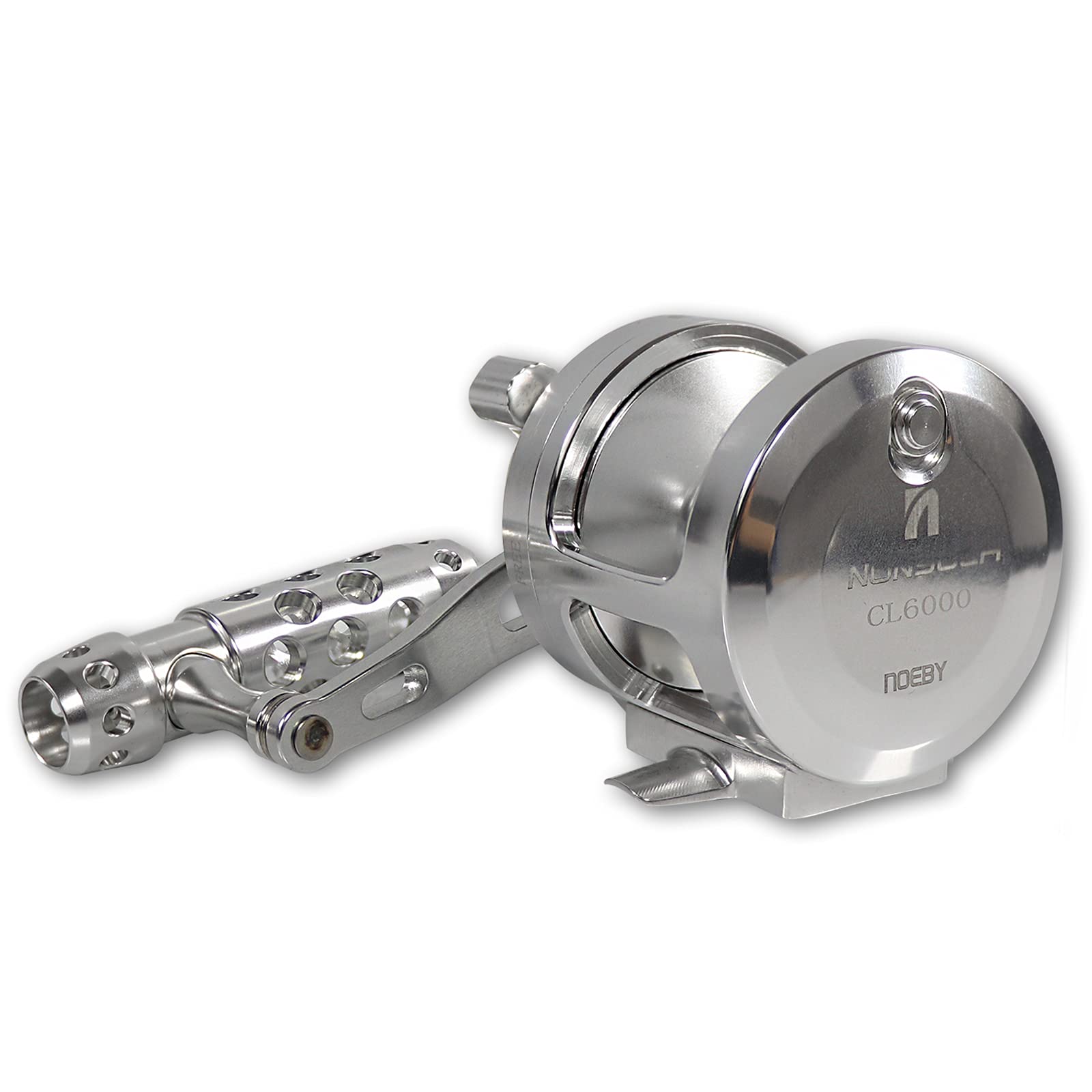 Fiblink Trolling Fishing Reel - Heavy Duty Aluminum Alloy Boat Fishing Reel with 55 LBs Max Drag & Double Brake System - Large Line Capacity for Deep Sea, Saltwater & Freshwater Fishing - Perfect for Offshore, Inshore & Big Game Fishing Adventures