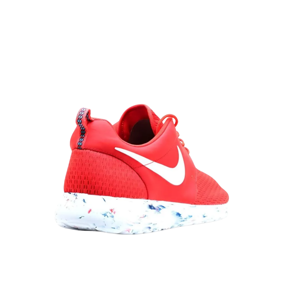 Nike Roshe Run Marble Pack Running Shoes - Red, White & Crimson Colorway | Lightweight & Comfortable for Jogging, Gym Workouts & Casual Wear