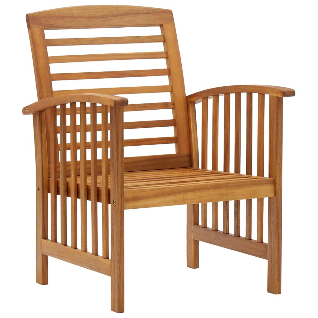 Premium 5-Piece Acacia Wood Patio Lounge Set with Coffee Table, Benches & Chairs | Durable Outdoor Furniture for Garden, Backyard & Poolside Relaxation | Weather-Resistant Patio Set for Entertaining & Lounging