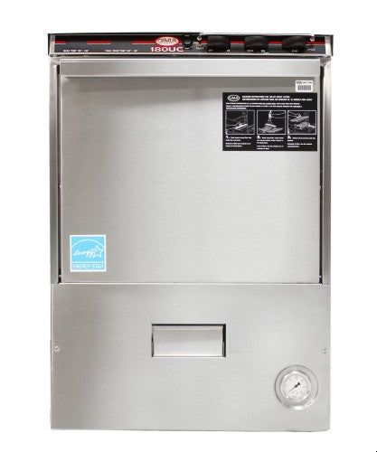 CMA180UC Undercounter Commercial Dishwasher - High Temperature & Heat Sanitizing - 30 Racks/Hour - Ideal for Restaurants, Cafes & Food Service Businesses