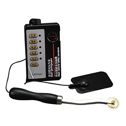 Wartenberg Wheel Electro Stimulation Bondage Toy - Erotic BDSM Sensory Play for Couples & Solo Use - Enhance Intimacy & Pleasure in the Bedroom