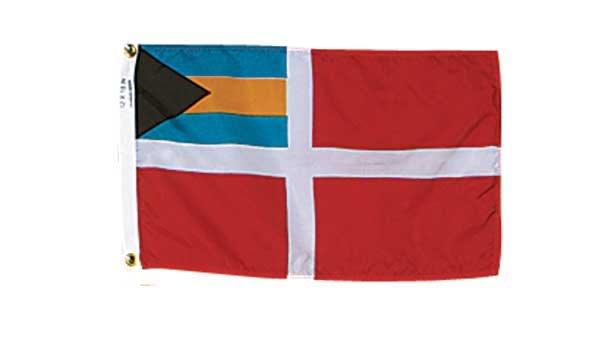 Original Bahamas Outrigger Flag - Durable Polyester Boat Flag for Sailing, Fishing & Marine Decor - Perfect for Beach Parties, Nautical Themed Events & Coastal Home Decor