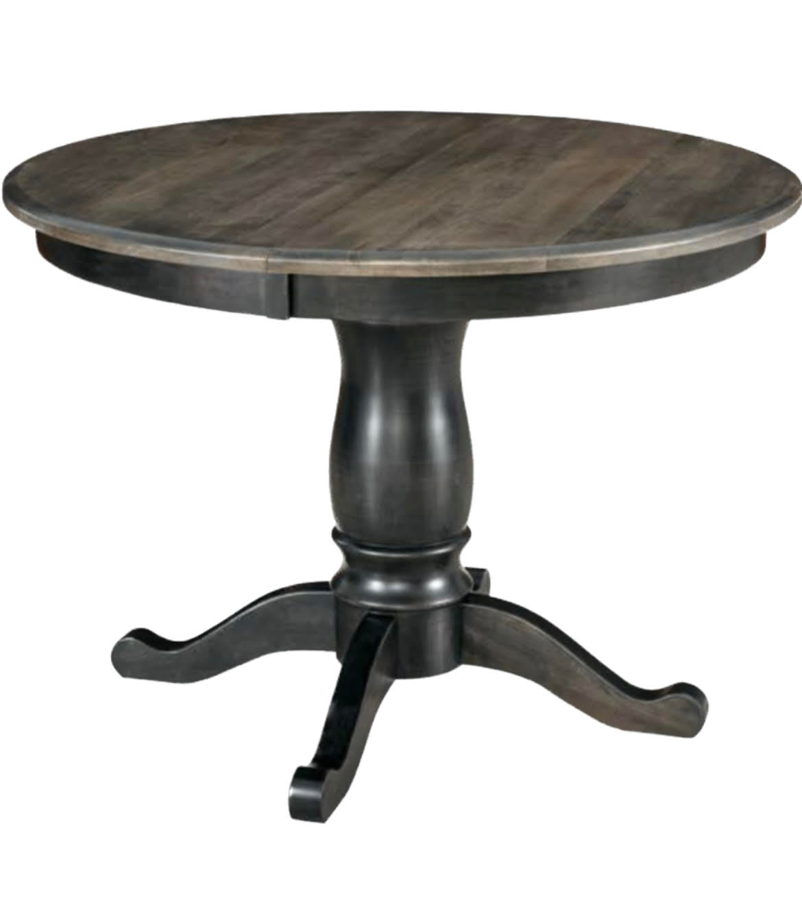 Alpine Pedestal Table - Modern Round Side Table for Living Room, Bedroom, or Office - Sturdy Wooden End Table with Elegant Design for Home Decor