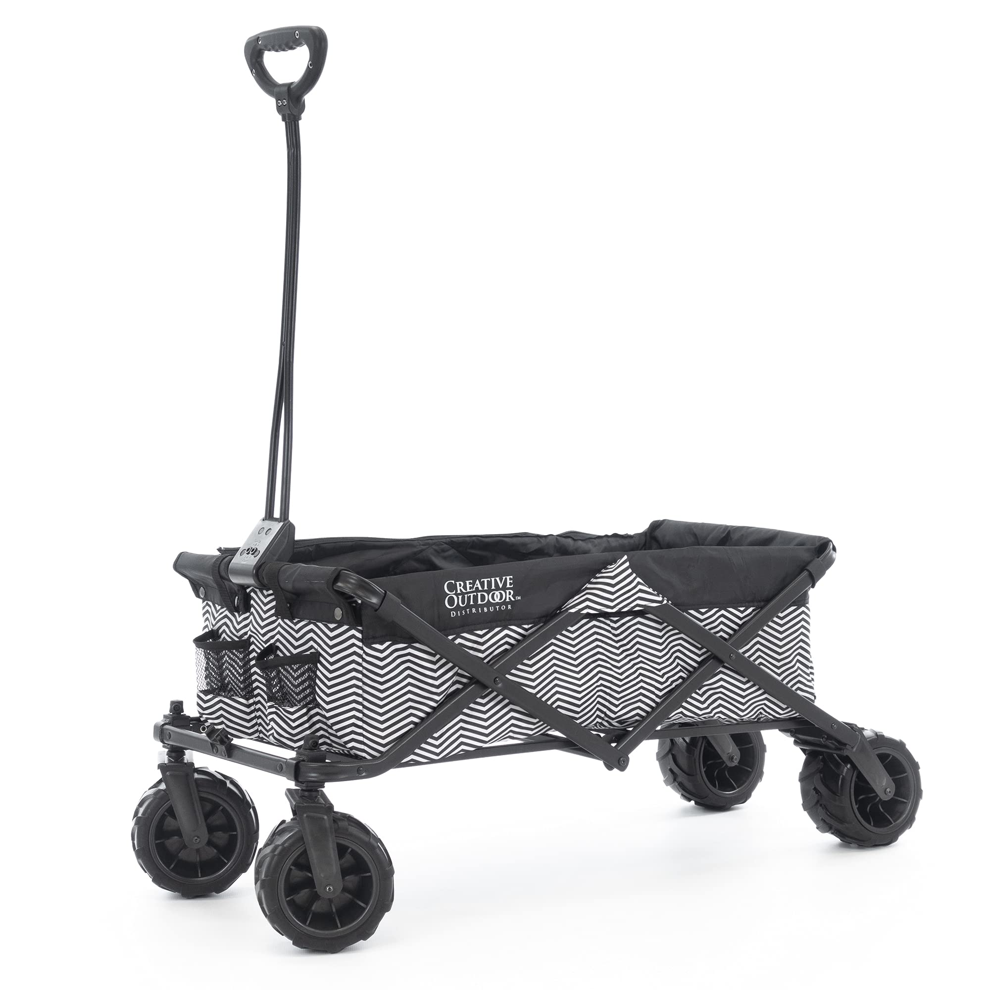 Best Kids Outdoor Wagon - Foldable Push Pull Stroller Cart for Beach, Park, Camping & Sports | All-Terrain Collapsible Cargo Wagon | Perfect for Family Outings, Picnics, Shopping & Travel
