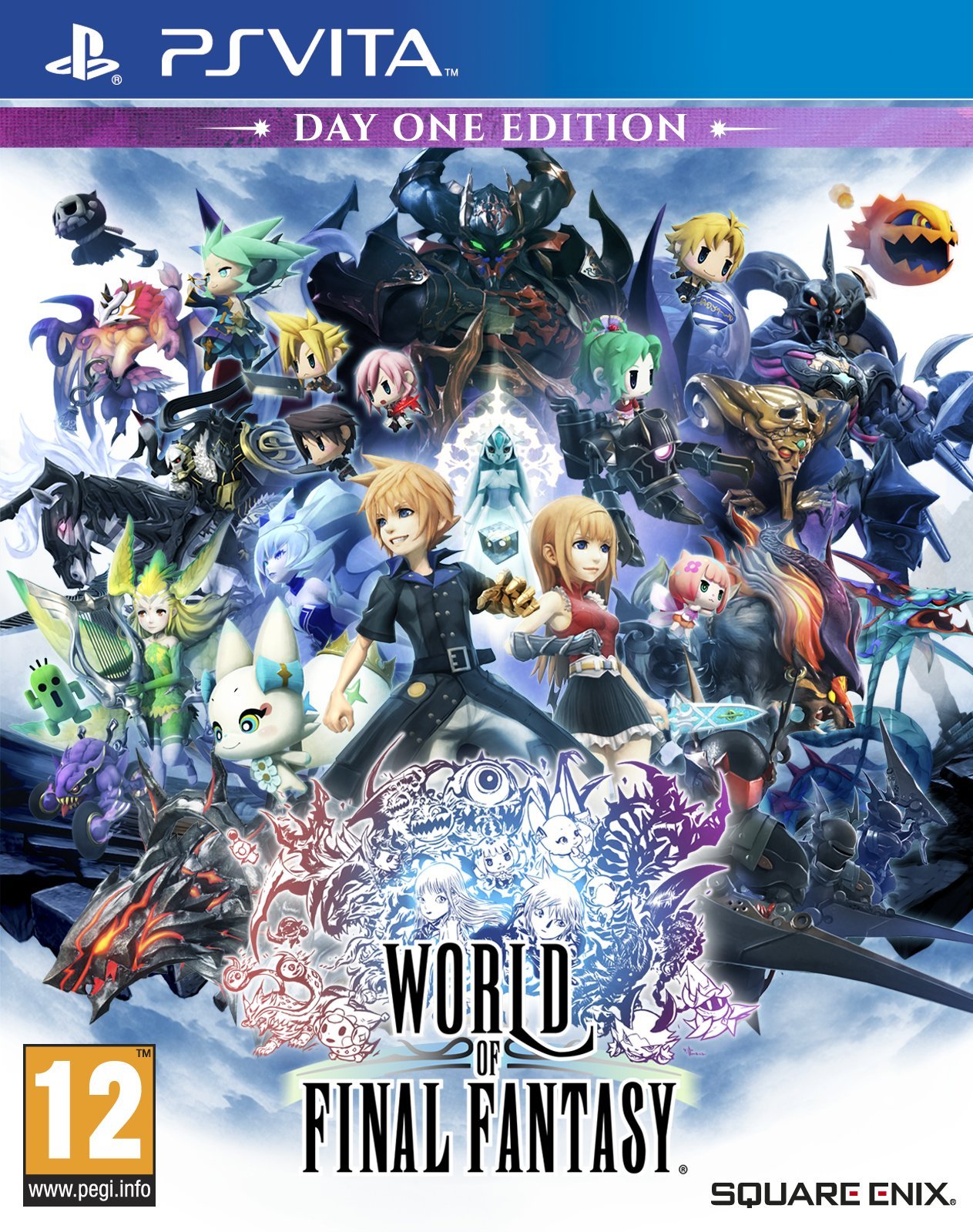 World of Final Fantasy - PlayStation Vita Game | RPG Adventure for PS Vita | Perfect for Travel & Commuting